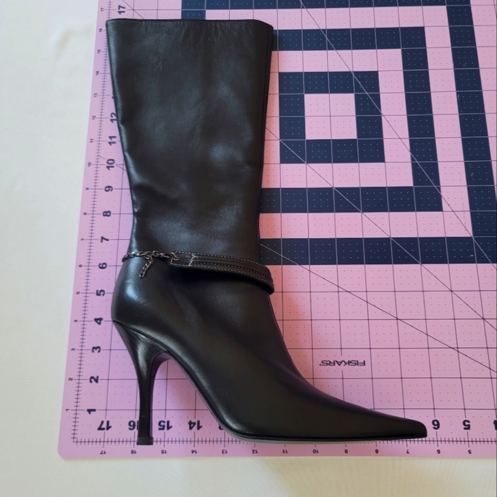 NWOT Bruno Magli Knee-High Boots Size 37 EU Made in Italy - Picture 16 of 16